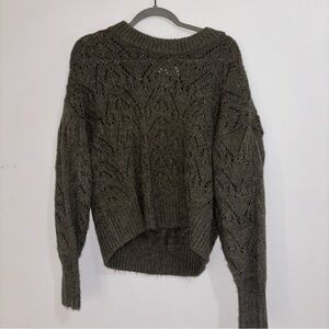 Olive Green Knit Sweater